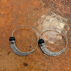 Silpada Sterling silver hoops